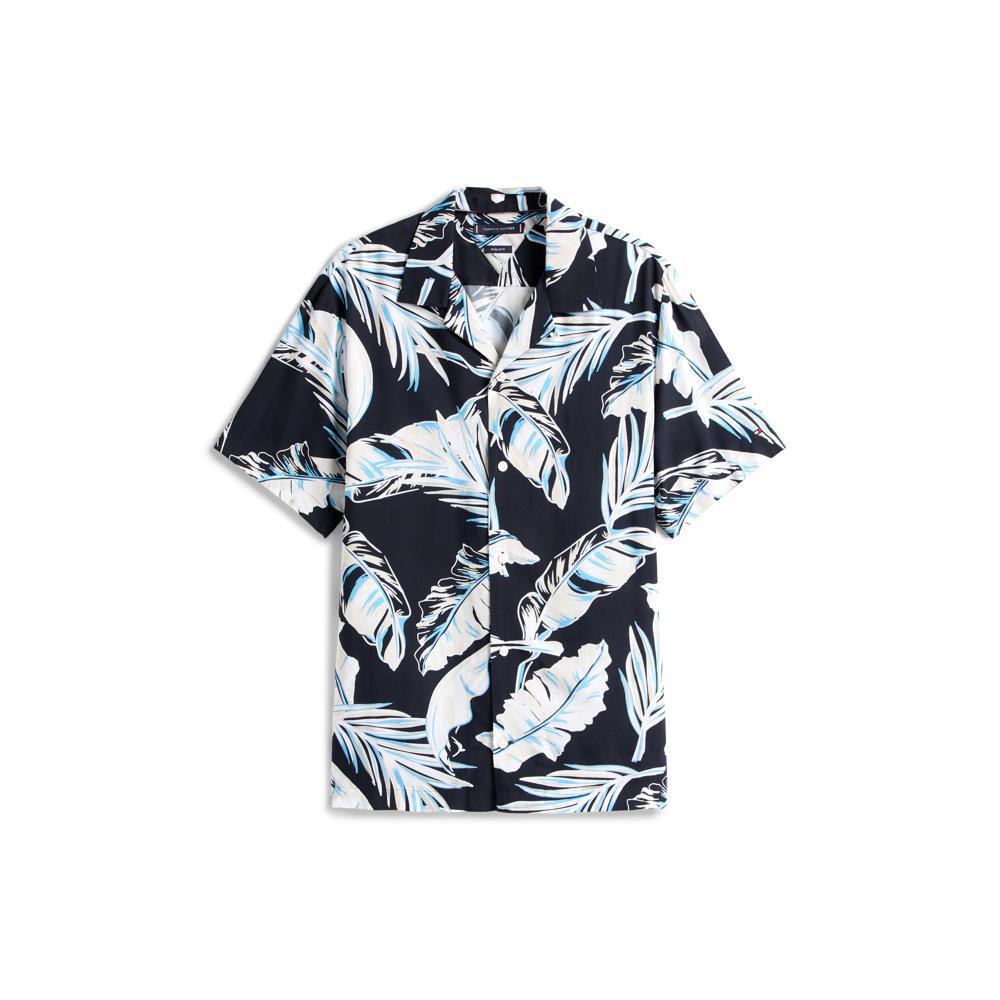 Tommy Hilfiger Lightweight Regular Fit Tropical Short Sleeve Shirt